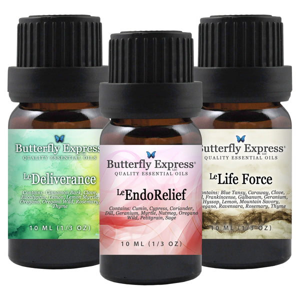 3 Oil Kit - <sup>Le</sup>Deliverance, <sup>Le</sup>EndoRelief, <sup>Le</sup>Life Force