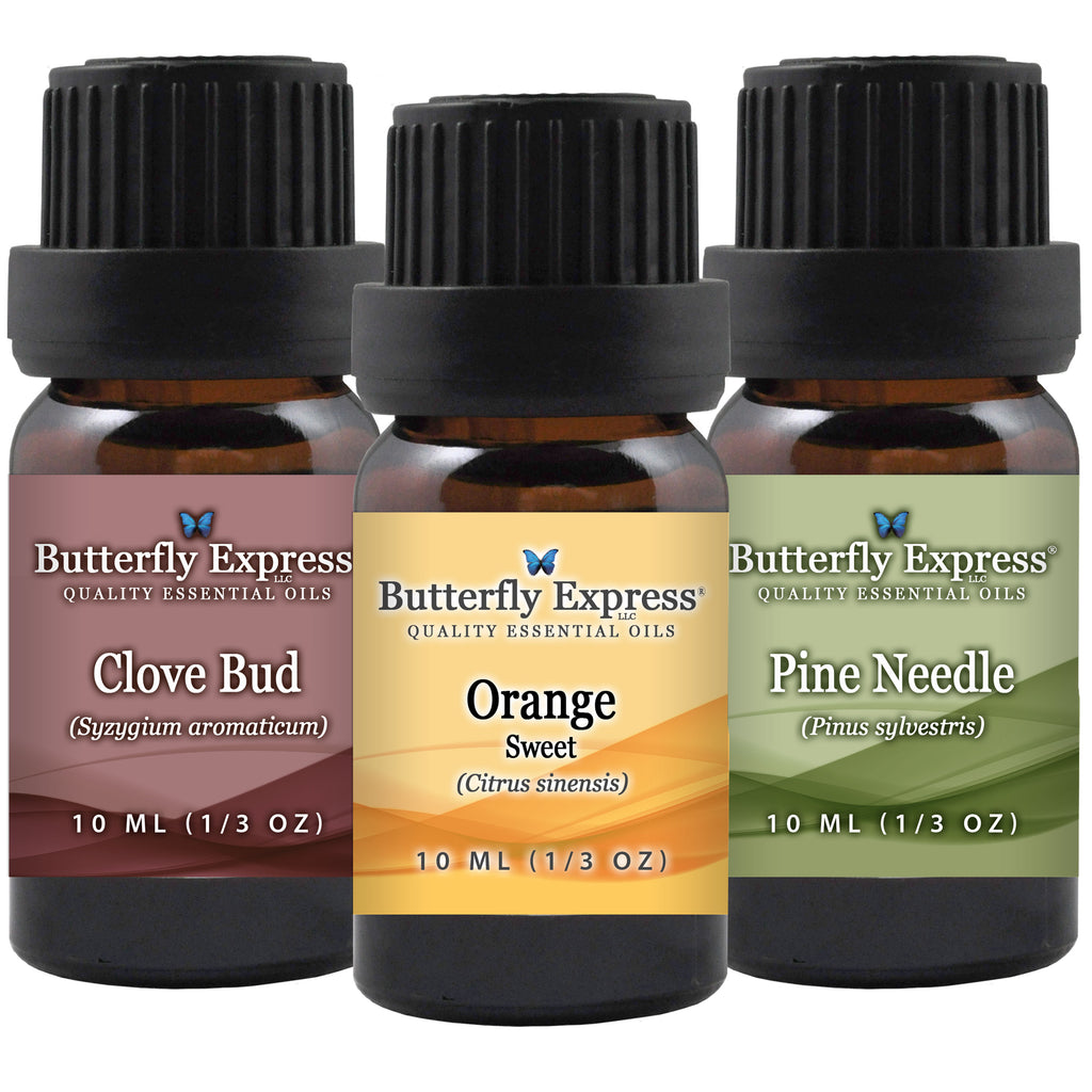3 Oil Kit - Clove, Orange, Pine