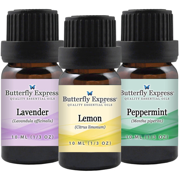 3 Oil Kit - Lavender, Lemon, Peppermint Wholesale