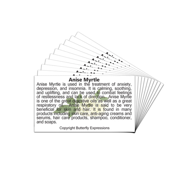 Anise Myrtle Essential Oil Product Cards Wholesale