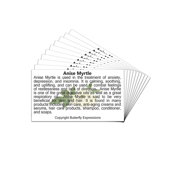 Anise Myrtle Essential Oil Product Cards