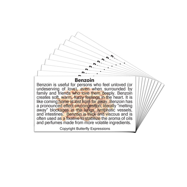Benzoin Essential Oil Product Cards Wholesale