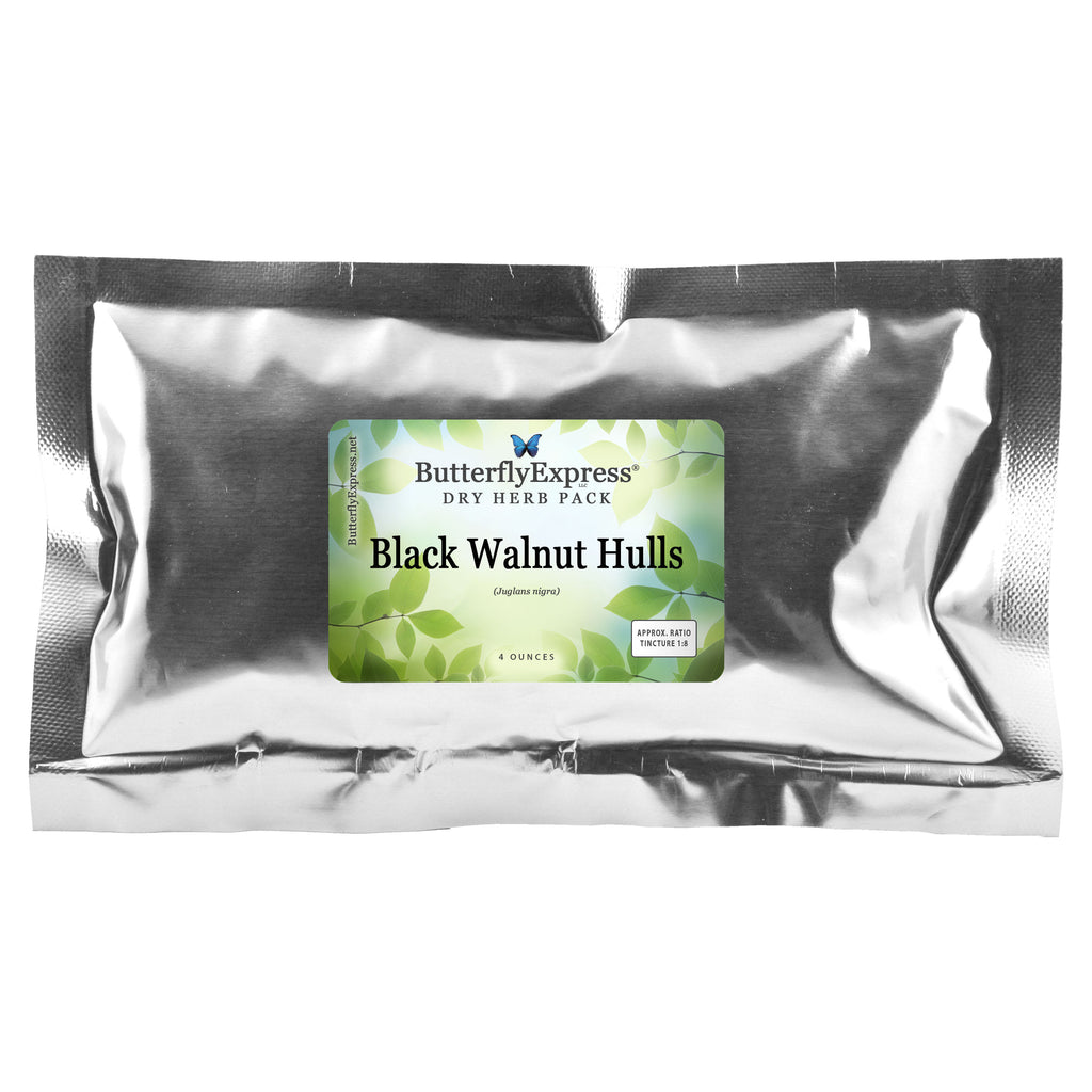 Black Walnut Hulls Dry Herb Pack <h6>Juglans nigra<h6>
