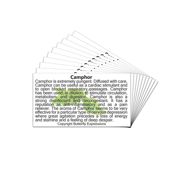 Camphor Essential Oil Product Cards Wholesale