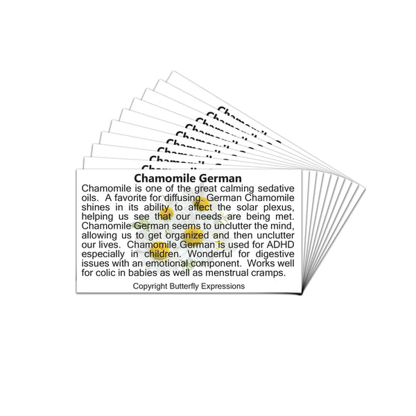 Chamomile German Essential Oil Product Cards