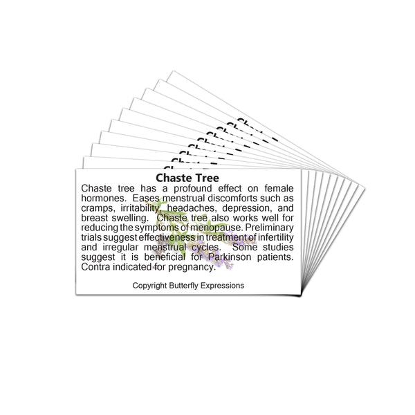 Chaste Tree Essential Oil Product Cards Wholesale