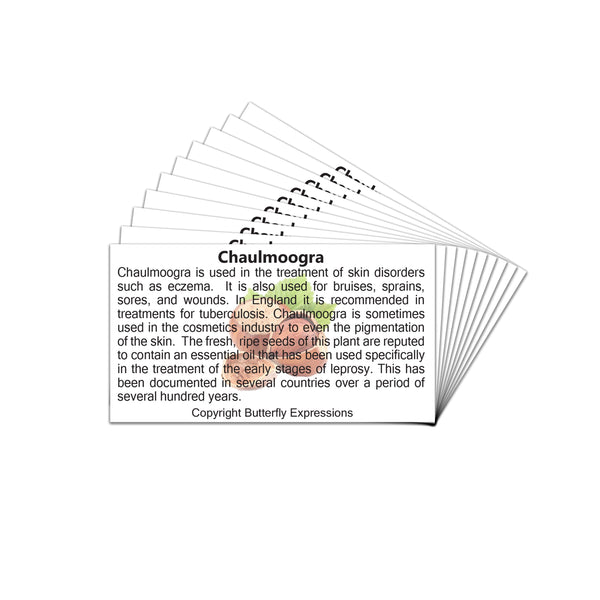 Chaulmoogra Essential Oil Product Cards Wholesale