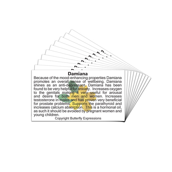 Damiana Essential Oil Product Cards Wholesale