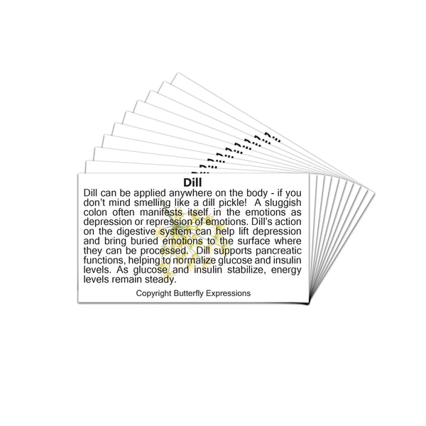 Dill Essential Oil Product Cards Wholesale