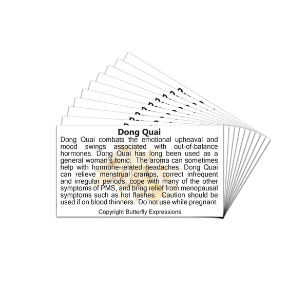Dong Quai Essential Oil Product Cards Wholesale