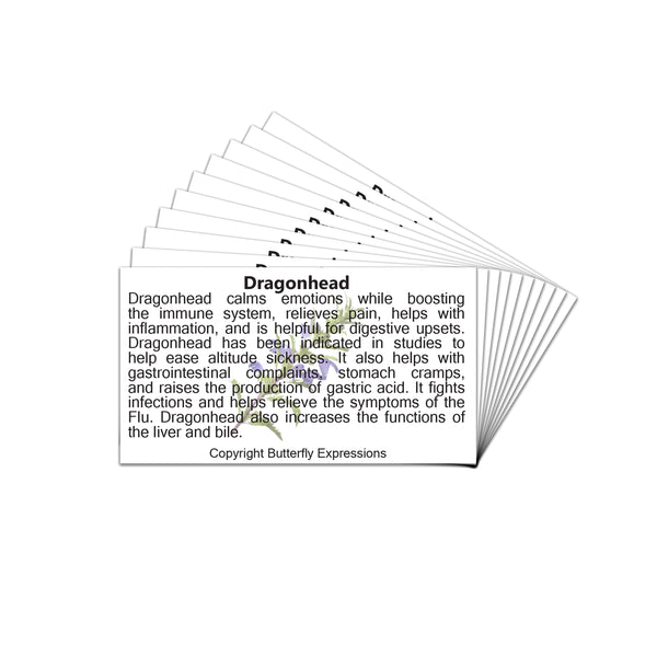 Dragonhead Essential Oil Product Cards Wholesale