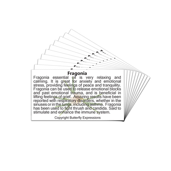 Fragonia Essential Oil Product Cards Wholesale