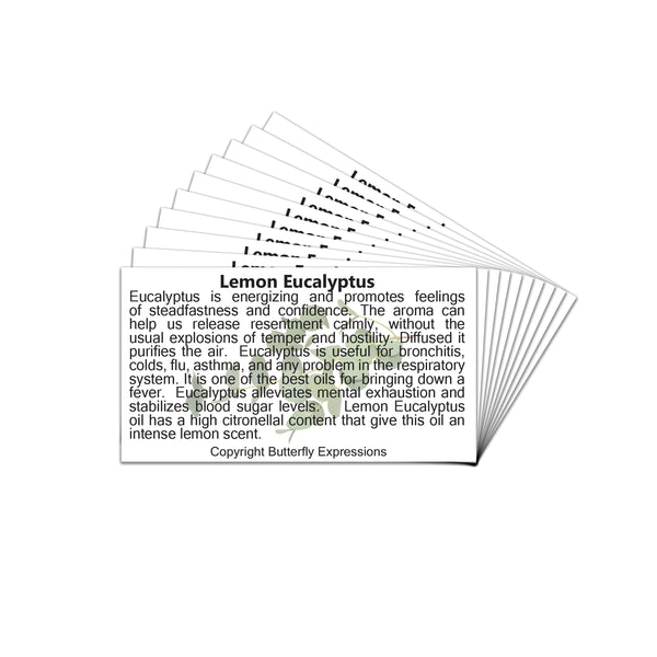 Lemon Eucalyptus Essential Oil Product Cards