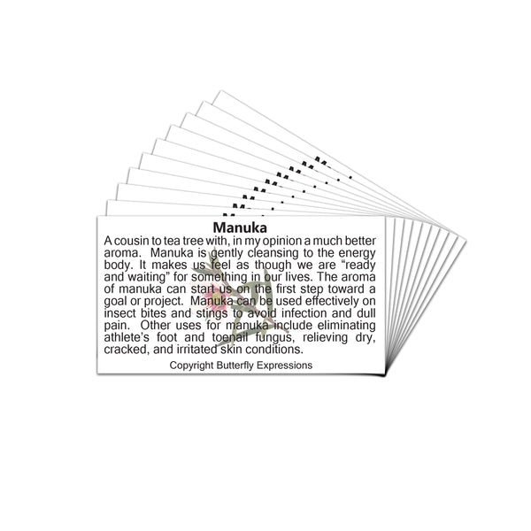 Manuka Essential Oil Product Cards Wholesale