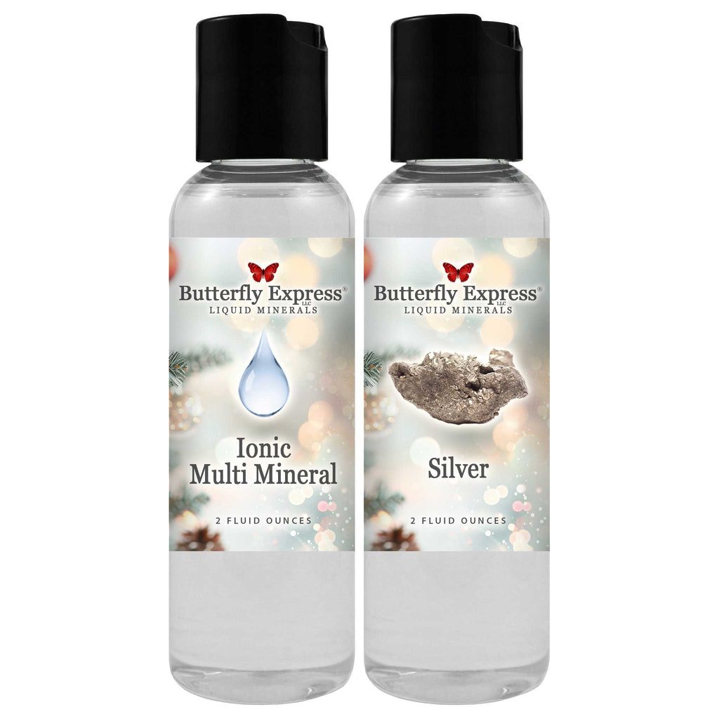 Ionic Multi Mineral and Silver Liquid Mineral Kit
