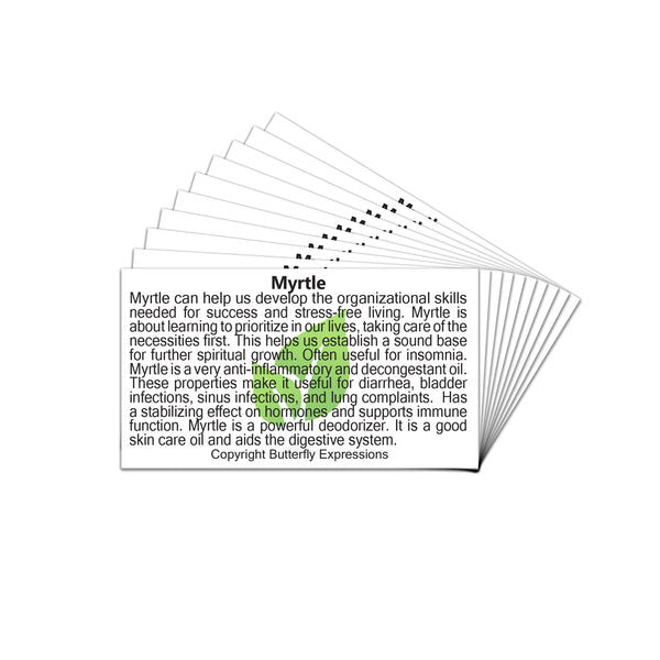 Myrtle Essential Oil Product Cards