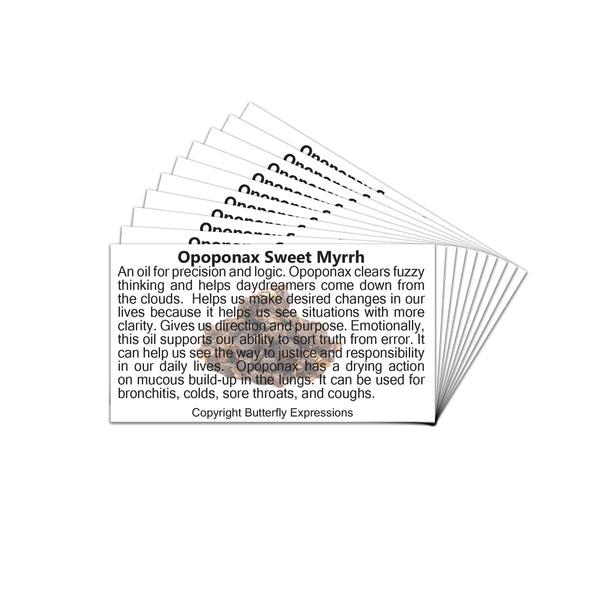 Opoponax Essential Oil Product Cards Wholesale