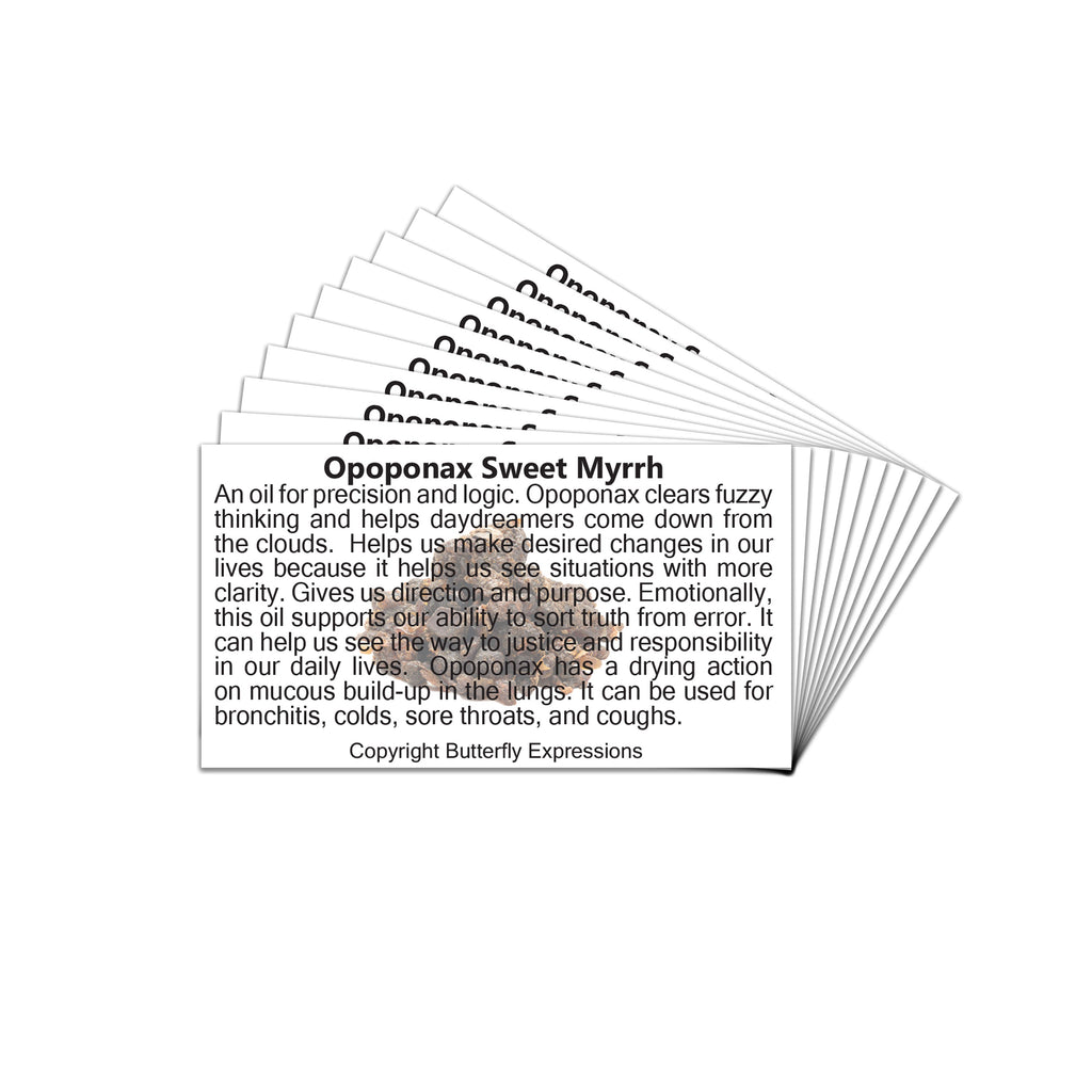 Opoponax Essential Oil Product Cards