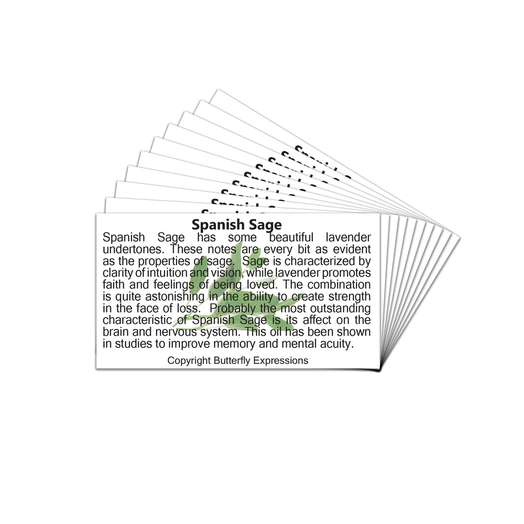 Spanish Sage Essential Oil Product Cards