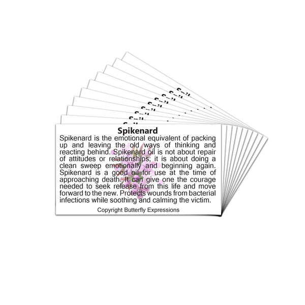 Spikenard Essential Oil Product Cards