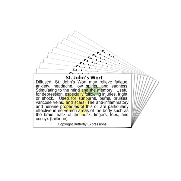 St. John's Wort Essential Oil Product Cards