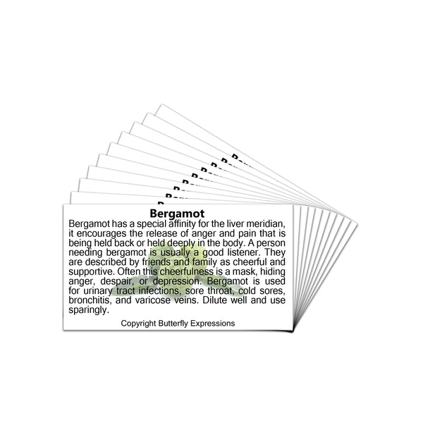 Bergamot Essential Oil Product Cards Wholesale