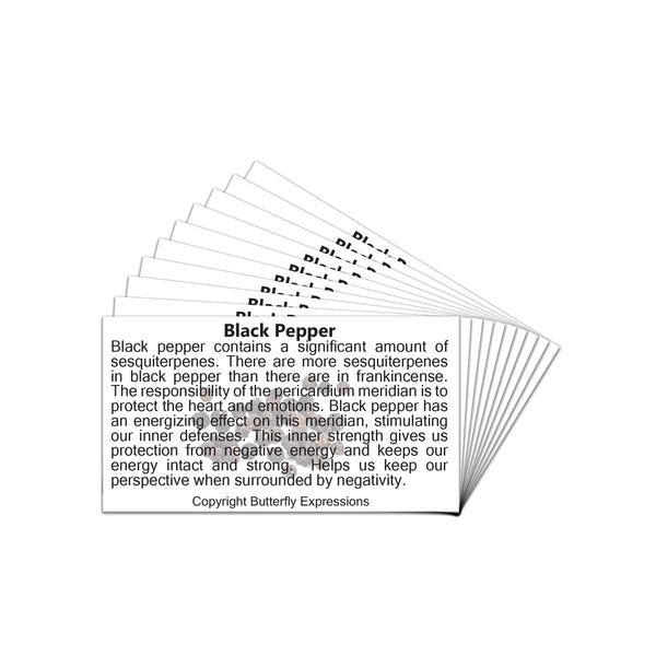 Black Pepper Essential Oil Product Cards