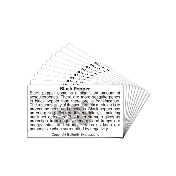 Black Pepper Essential Oil Product Cards Wholesale