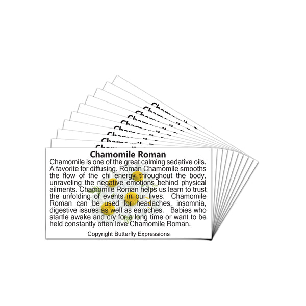 Chamomile Roman Essential Oil Product Cards