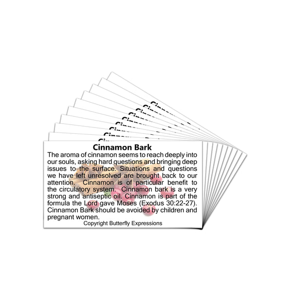 Cinnamon Bark Essential Oil Product Cards Wholesale