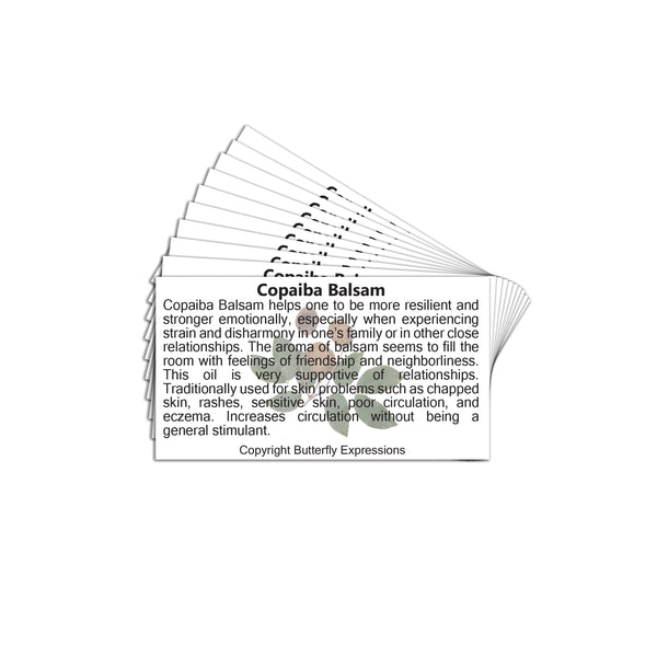 Copaiba Balsam Essential Oil Product Cards Wholesale