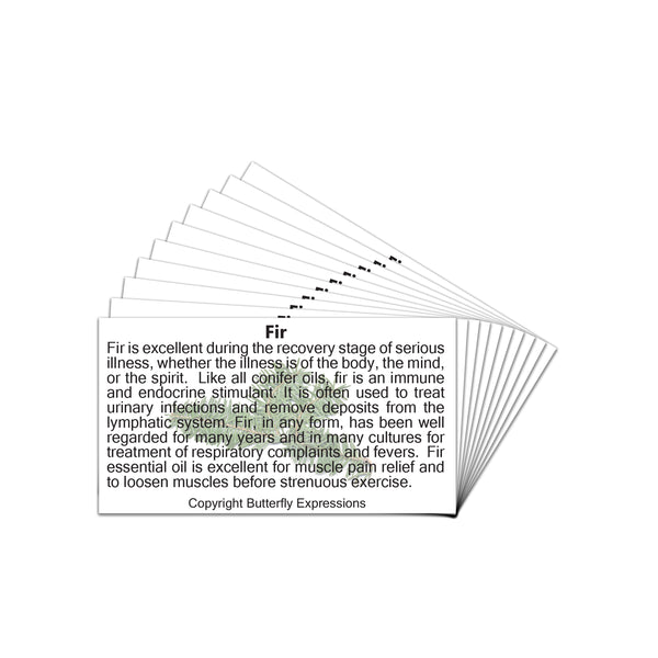 Fir Essential Oil Product Cards Wholesale