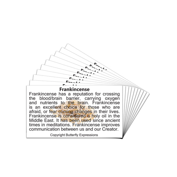 Frankincense Essential Oil Product Cards