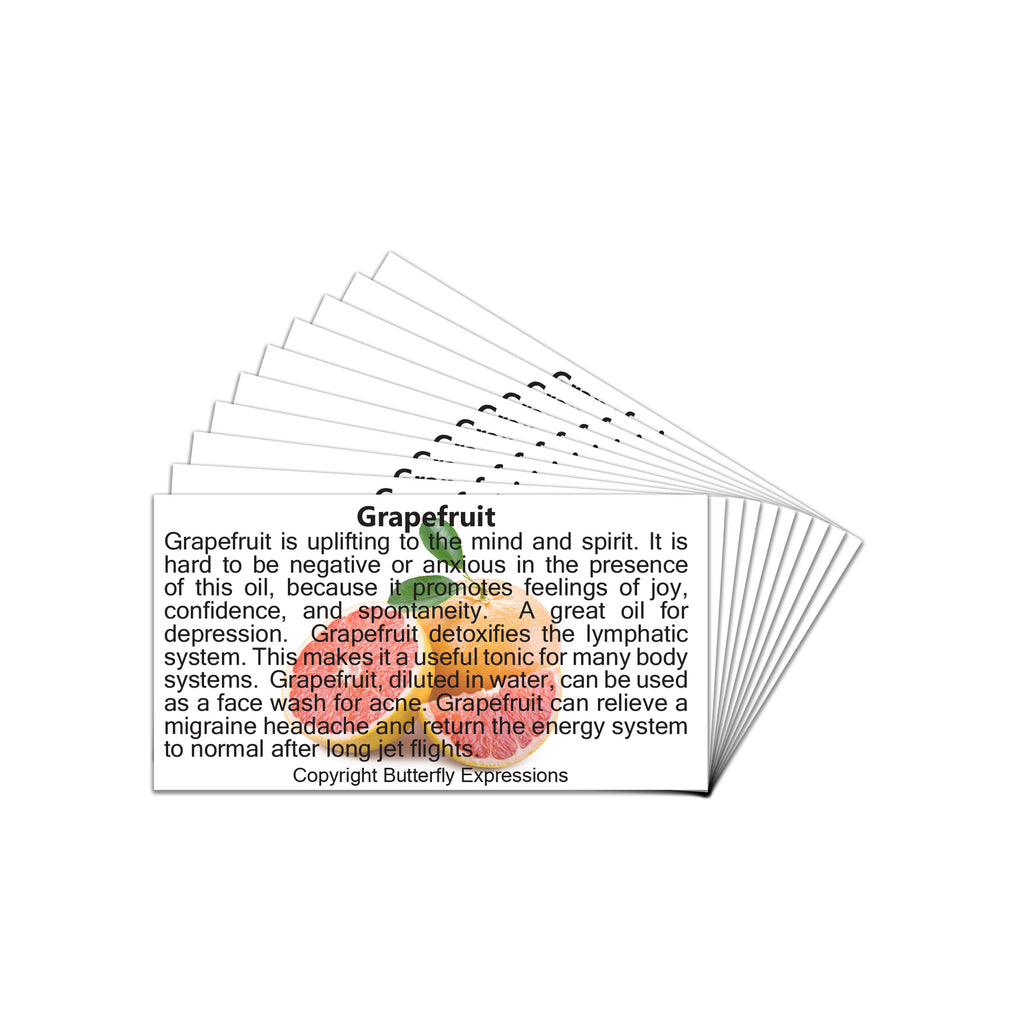 Grapefruit Essential Oil Product Cards