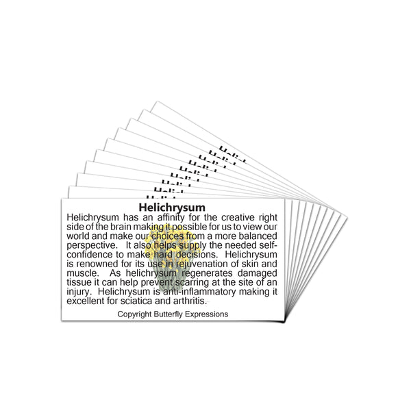 Helichrysum Essential Oil Product Cards
