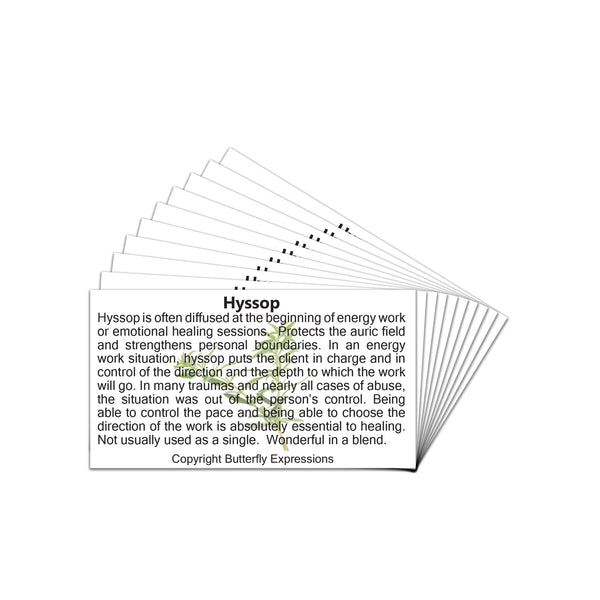 Hyssop Essential Oil Product Cards Wholesale