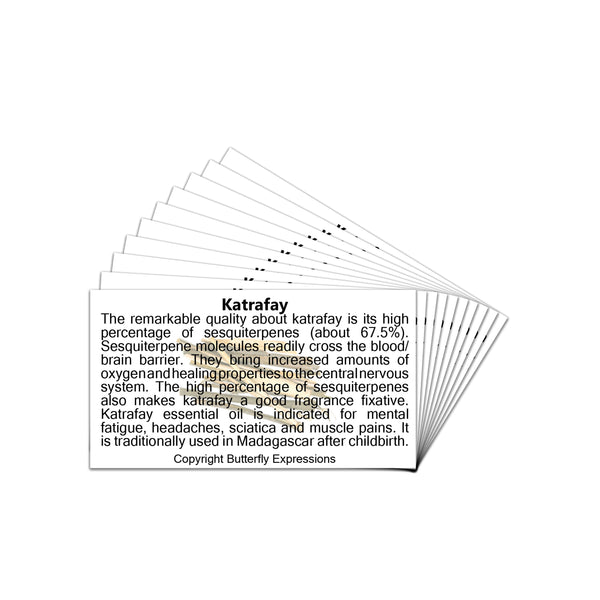 Katrafay Essential Oil Product Cards Wholesale
