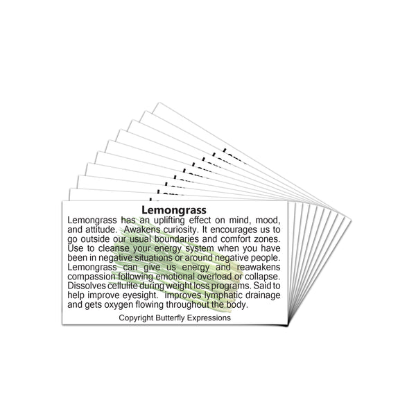 Lemongrass Essential Oil Product Cards Wholesale