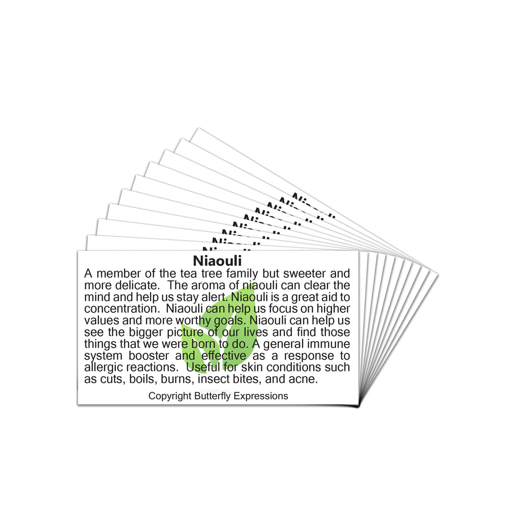 Niaouli Essential Oil Product Cards