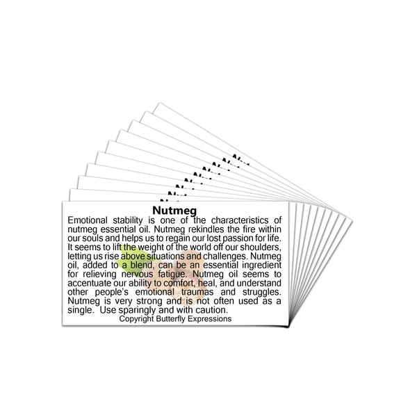 Nutmeg Essential Oil Product Cards Wholesale