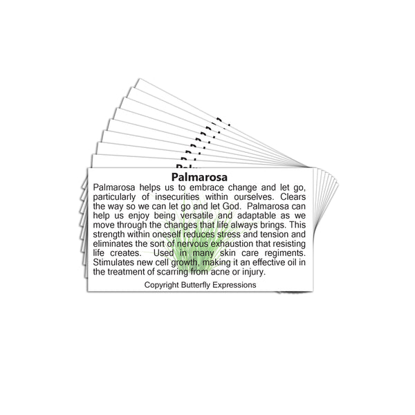 Palmarosa Essential Oil Product Cards Wholesale