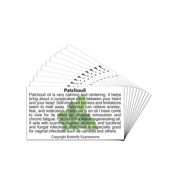 Patchouli Essential Oil Product Cards Wholesale