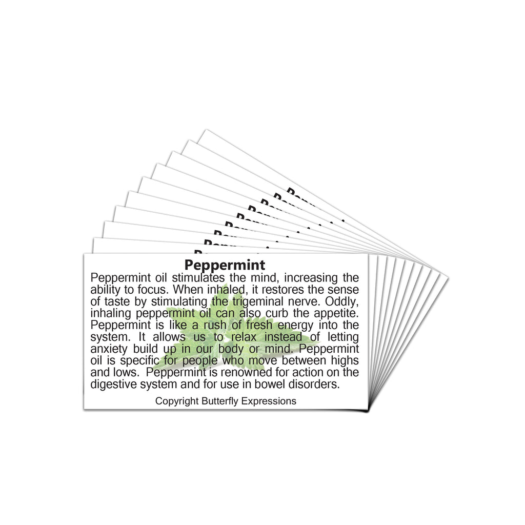 Peppermint Essential Oil Product Cards
