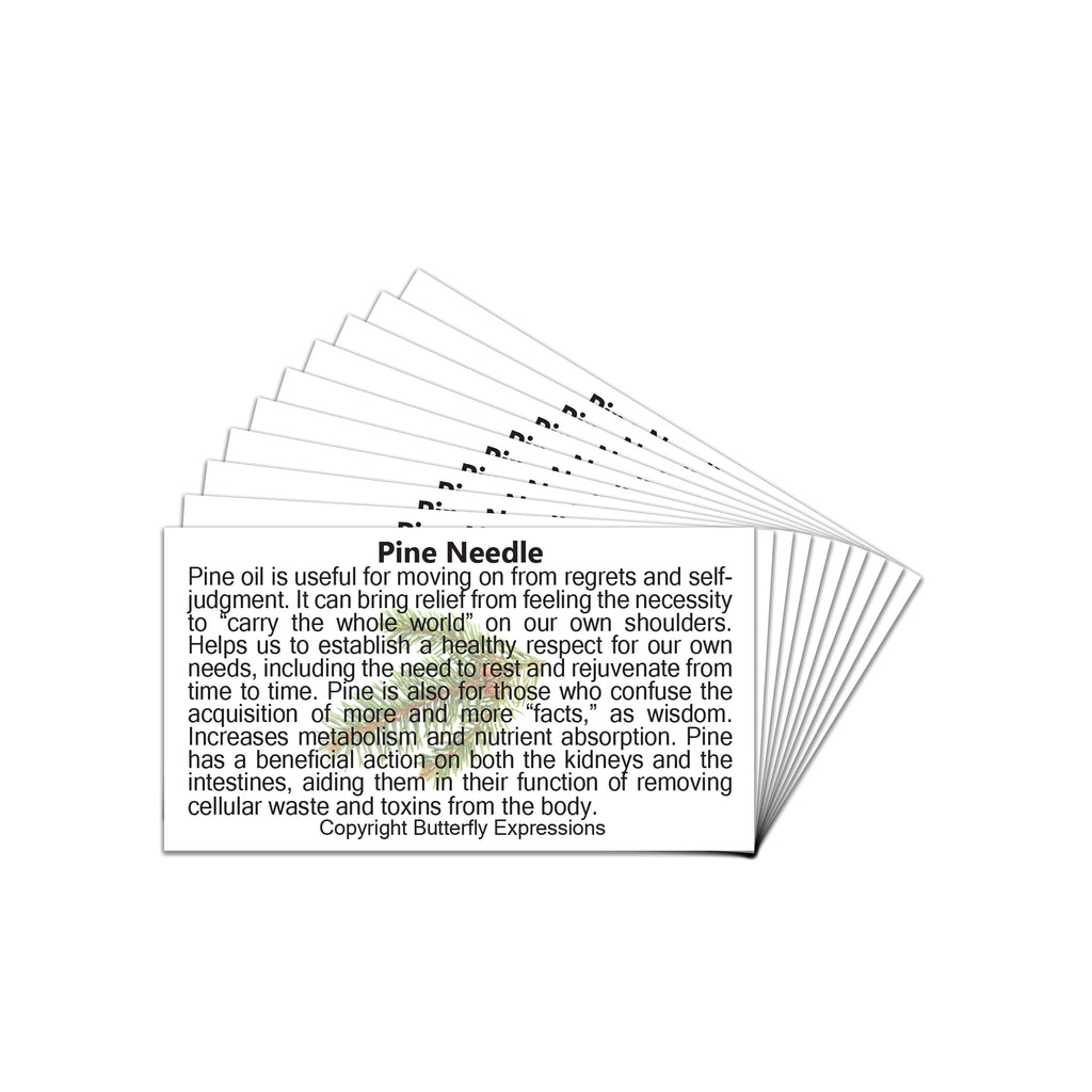 Pine Needle Essential Oil Product Cards