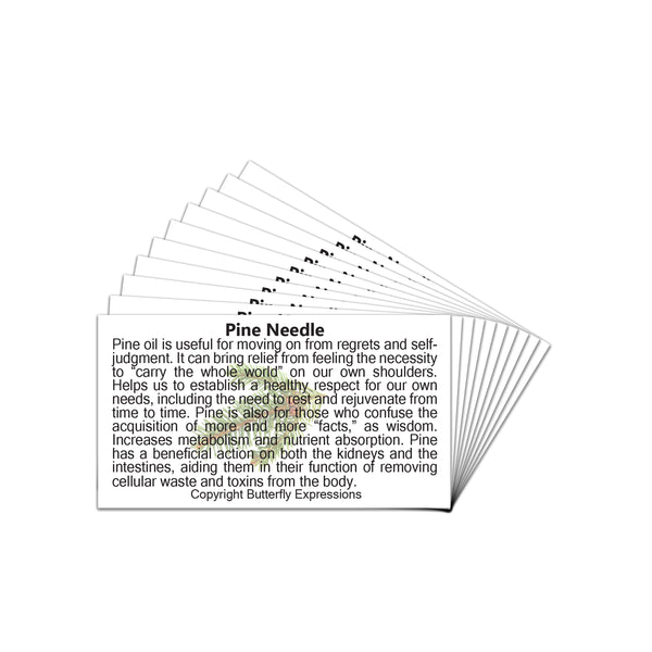 Pine Needle Essential Oil Product Cards