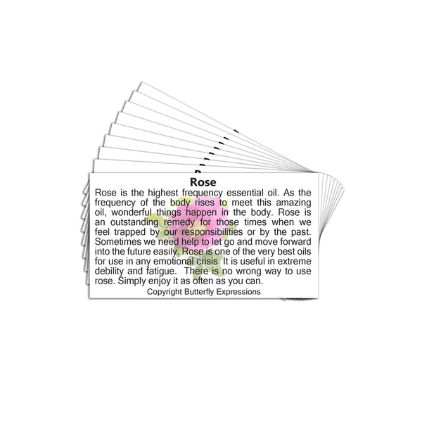 Rose Essential Oil Product Cards
