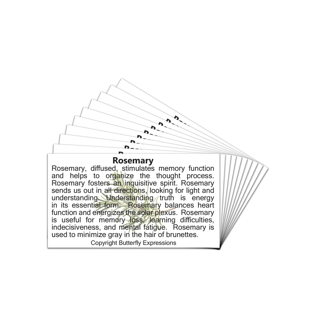 Rosemary Essential Oil Product Cards