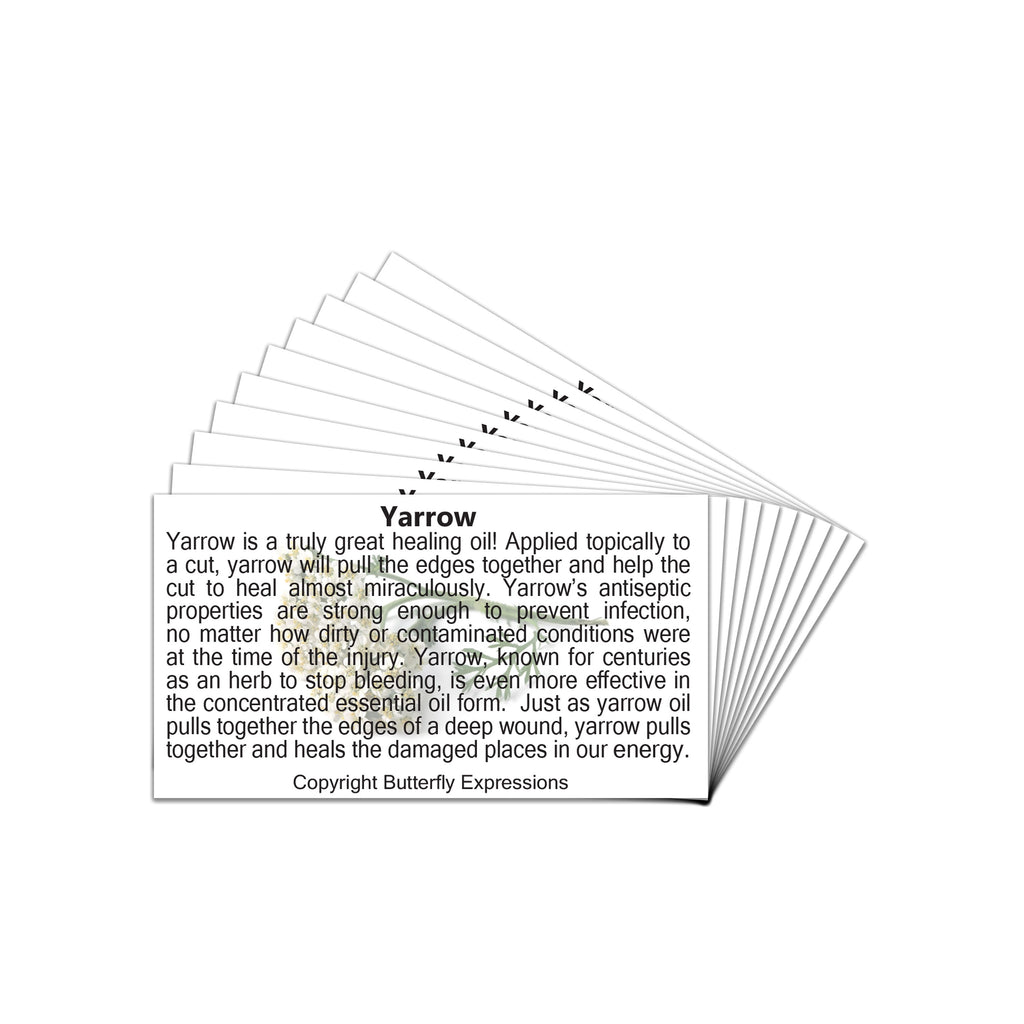 Yarrow Essential Oil Product Cards