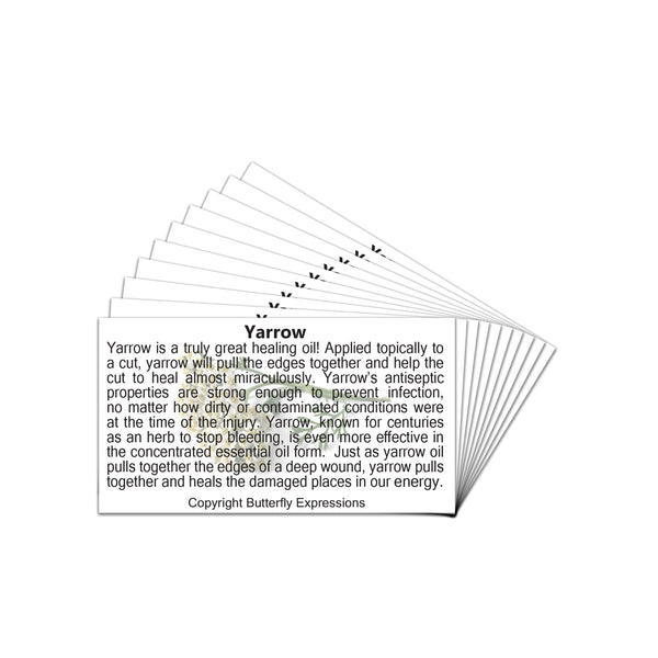 Yarrow Essential Oil Product Cards