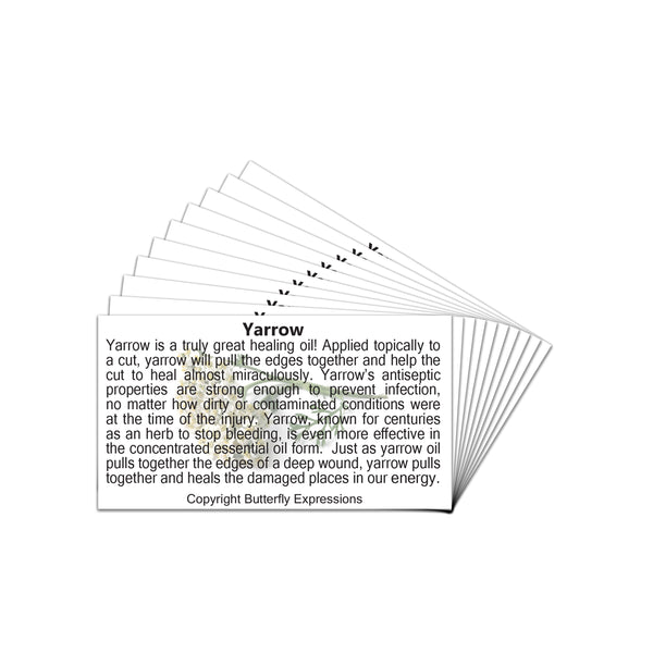 Yarrow Essential Oil Product Cards Wholesale